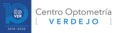 logo COVER Optometría 10 aniversario